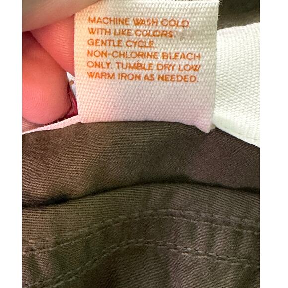 J.Crew Classic twill Chino green hoodie vest jacket size XS - Picture 4 of 13